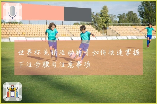 世界杯竞猜活动新手如何快速掌握下注步骤与注意事项